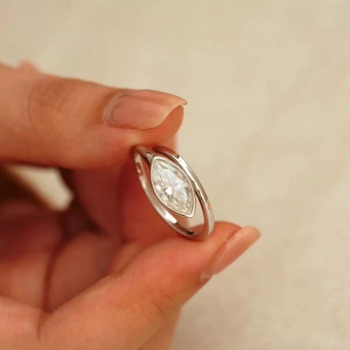 Celeste 2CT Moissanite Marquise Ring