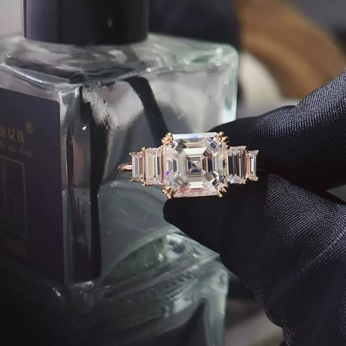 Éclat 3CT Moissanite Statement Ring