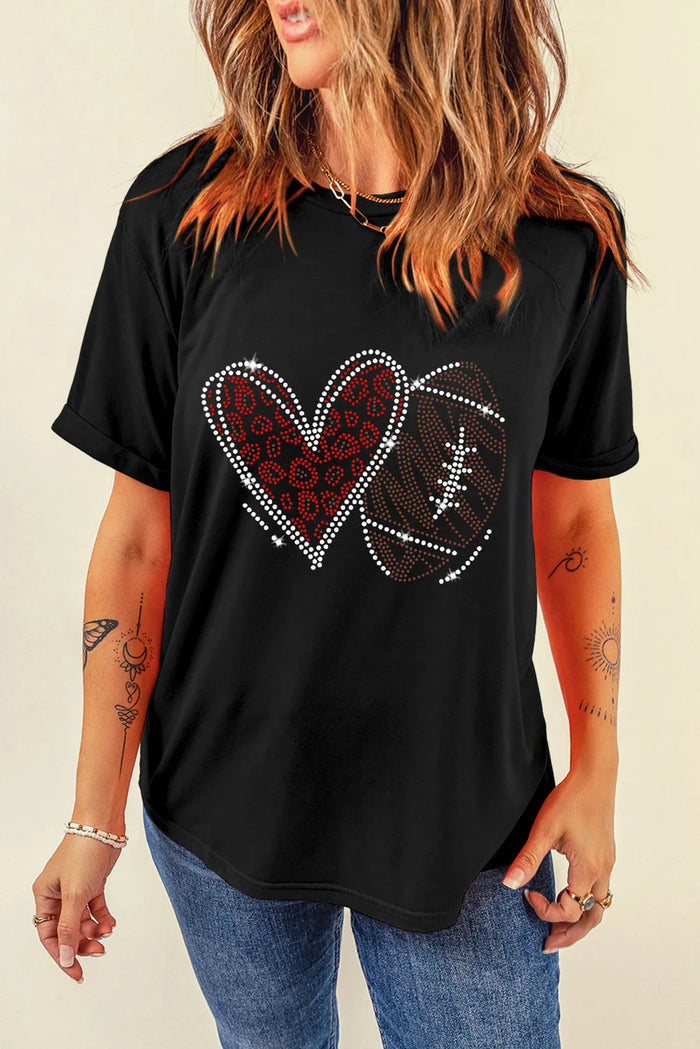 Glam & Glow Rhinestone Tee ✨