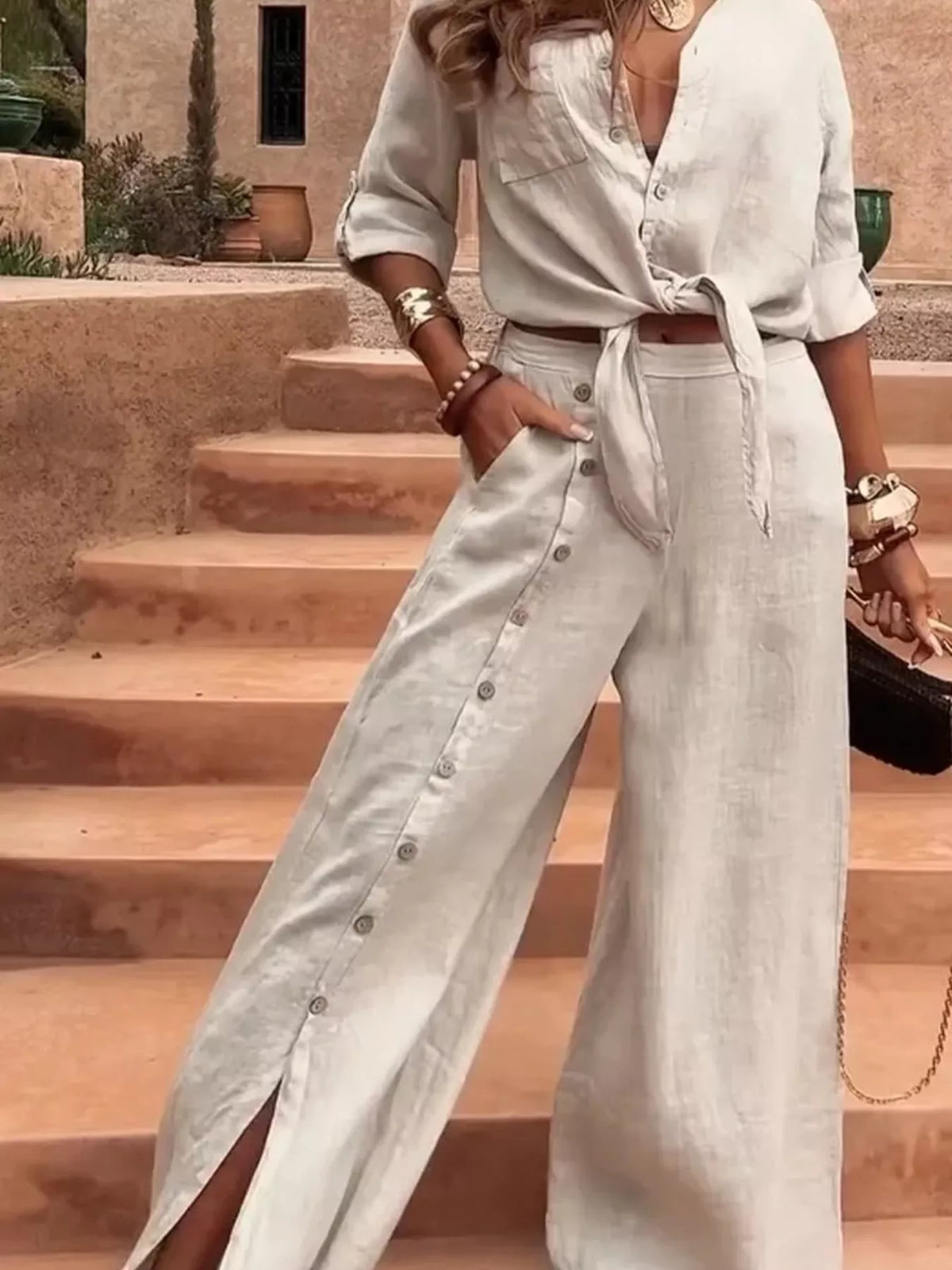 The Power Move Wide-Leg Set