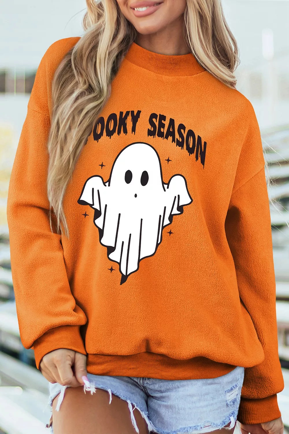 Spooky Season Ghost Sweatshirt