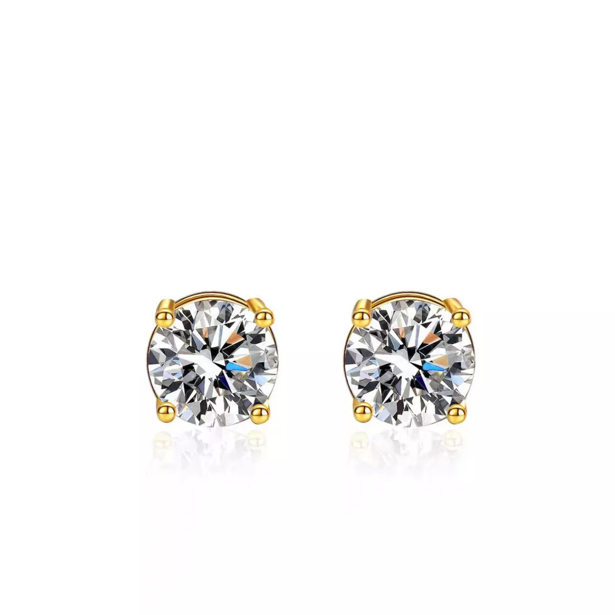 Lumière 1CT Moissanite Stud Earrings