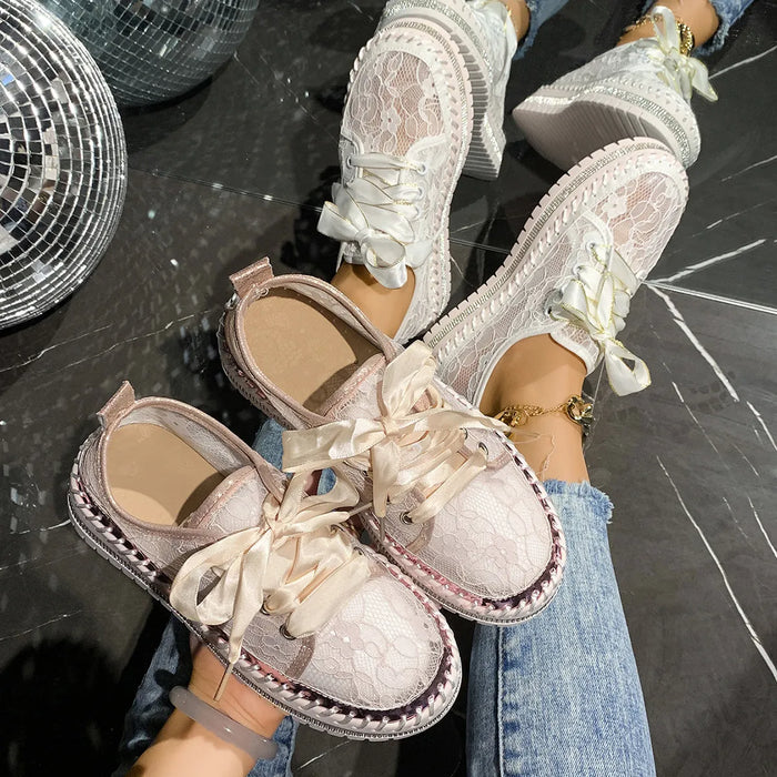 Monroe Mesh Platform Loafers