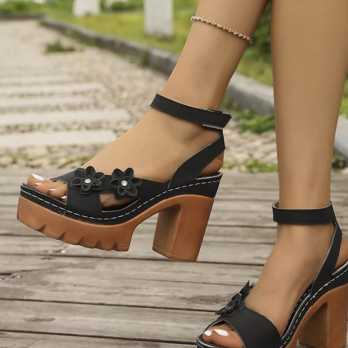 The Sunset Stroll Platform Heels