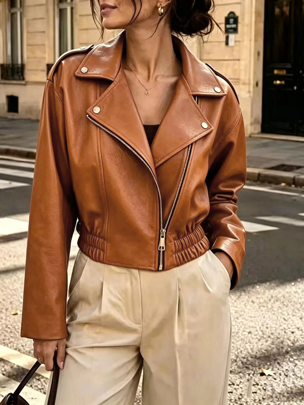 The City Edge Faux Leather Jacket
