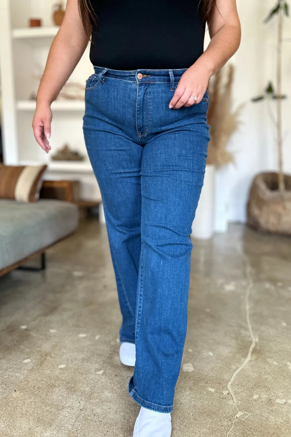 The Confidence High-Rise Straight Jeans