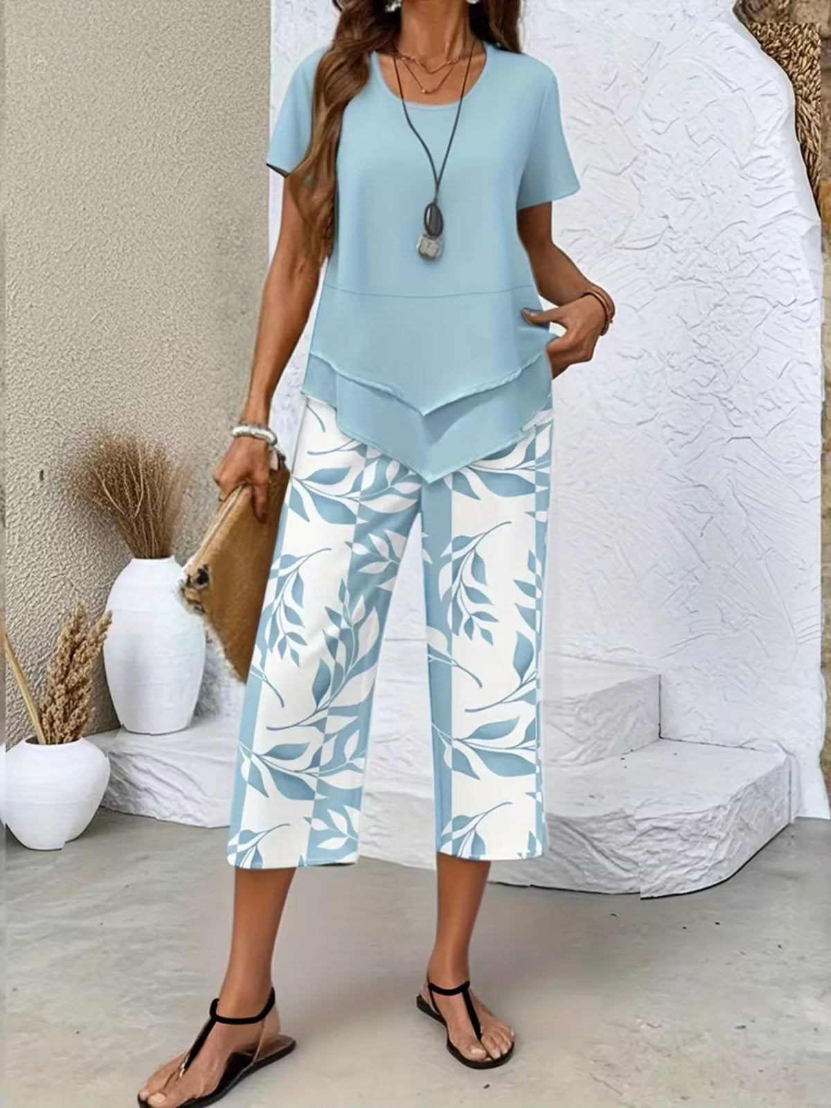 The Sway Escape Printed Pants Set