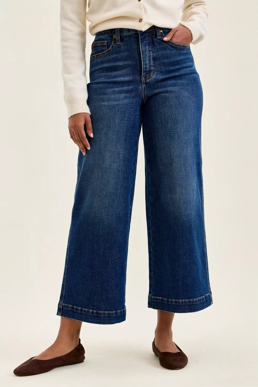 Polished denim with an effortlessly modern fit.