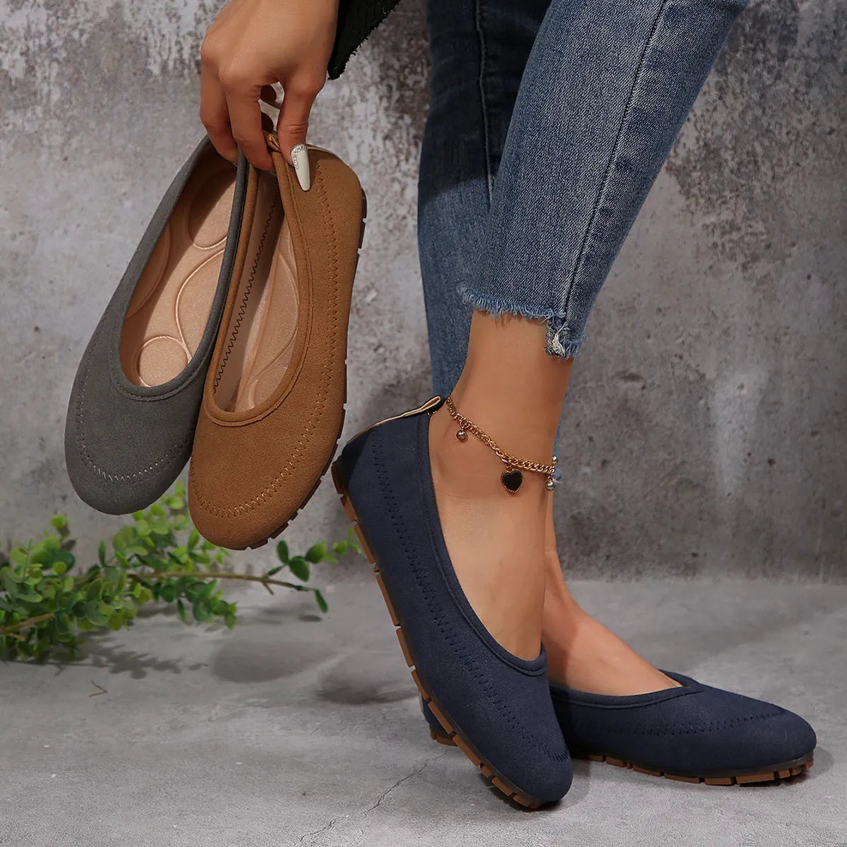 Sienna Everyday Suede Ballet Flats