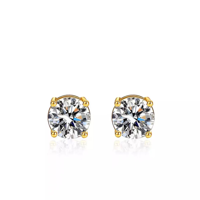Lumière 1CT Moissanite Stud Earrings