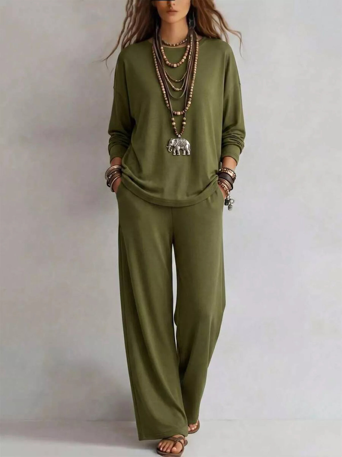 Sienna Effortless Wide-Leg Set