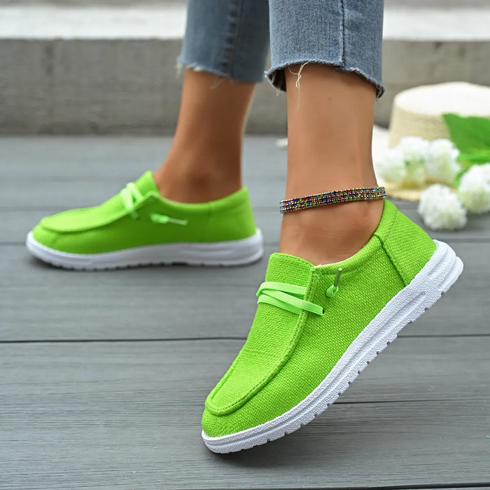 Weekend Ease Canvas Slip-On Sneakers